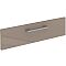 Фасад ящика шкафа под духовку 60x12 серый камень глянец