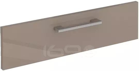 Фасад ящика шкафа под духовку 60x12 серый камень глянец