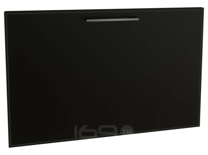Комплект фасадов Мемфис для каркасов ФП-90 П606/П606H Черный трюфель