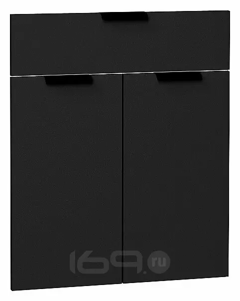 Комплект фасадов Евро для каркаса Ф-41М Н601М/ШП601 Антрацит