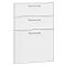 Комплект фасадов Квадро для каркаса Ф-33 Н503 Белый Комплект фасадов Квадро для каркаса Ф-33 Н503 Белый
