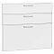 Комплект фасадов Квадро для каркаса Ф-53 Н803 Белый