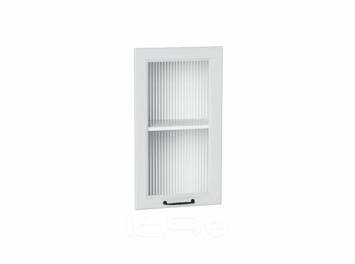 Комплект фасадов Ницца Royal со стеклом Moru для каркаса Ф-25 В400/ВУ590 Blanco