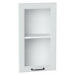 Комплект фасадов Ницца Royal со стеклом Moru для каркаса Ф-25 В400/ВУ590 Blanco
