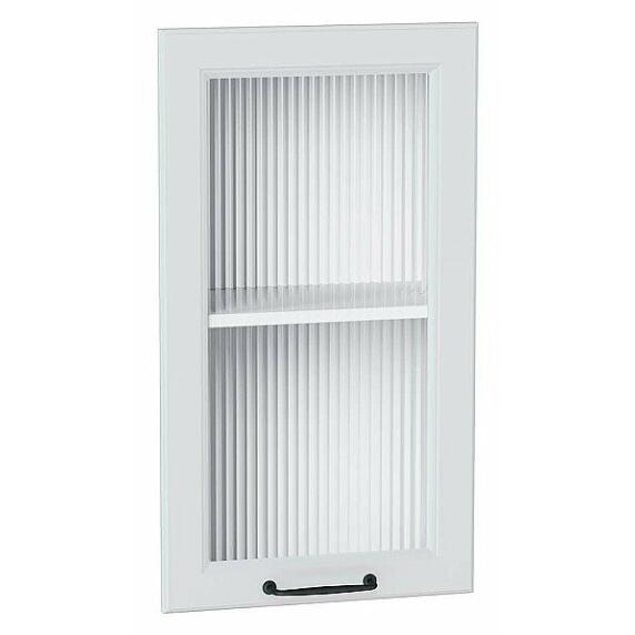 Комплект фасадов Ницца Royal со стеклом Moru для каркаса Ф-25 В400/ВУ590 Blanco
