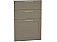 Комплект фасадов Сканди Cappuccino Wood Ф-33