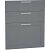 Комплект фасадов Сканди Graphite Softwood Ф-43