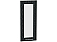 Комплект фасадов Валерия-М со стеклом для каркаса Ф-15Н В309 Черный металлик дождь