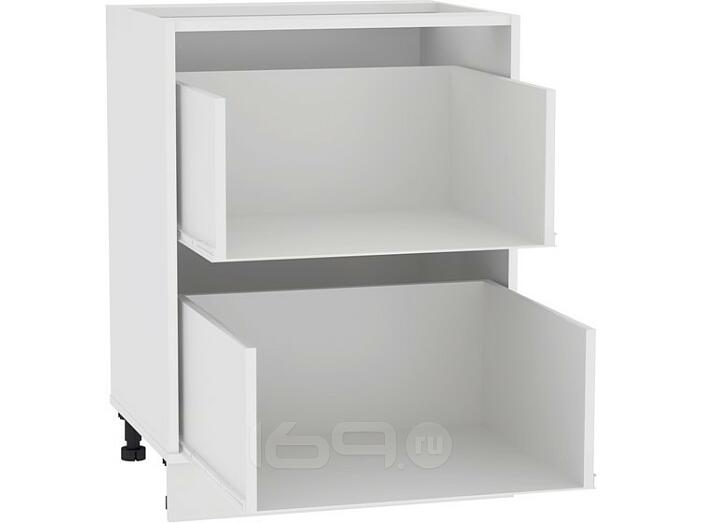 Каркас нижнего шкафа с 2-мя ящиками Н 602 Белый
