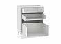 Каркас нижнего шкафа с 3-мя ящиками Н 603 Белый