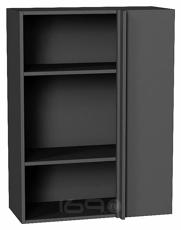 Каркас верхнего прямого углового шкафа ВУ 709 Graphite