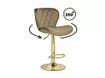 Барный стул Porch dark beige / golden