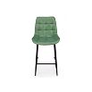 Полубарный стул Челси 360 фисташковый (zd 651) / черный
