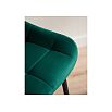 Полубарный стул Челси 360 зеленый (zd 667) / черный