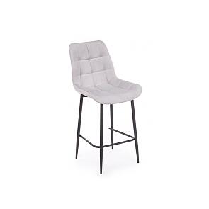 Полубарный стул Челси светло-серый (zd 960) / черный