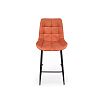 Полубарный стул Челси терракотовый (zd 432) / черный