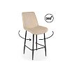 Полубарный стул Седа 360 бежевый (zd 210) / черный