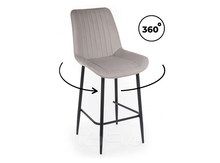 Полубарный стул Седа 360 латте (zd 290) / черный