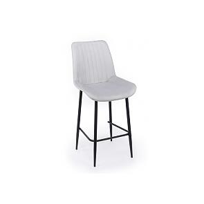Полубарный стул Седа светло-серый (zd 960) / черный