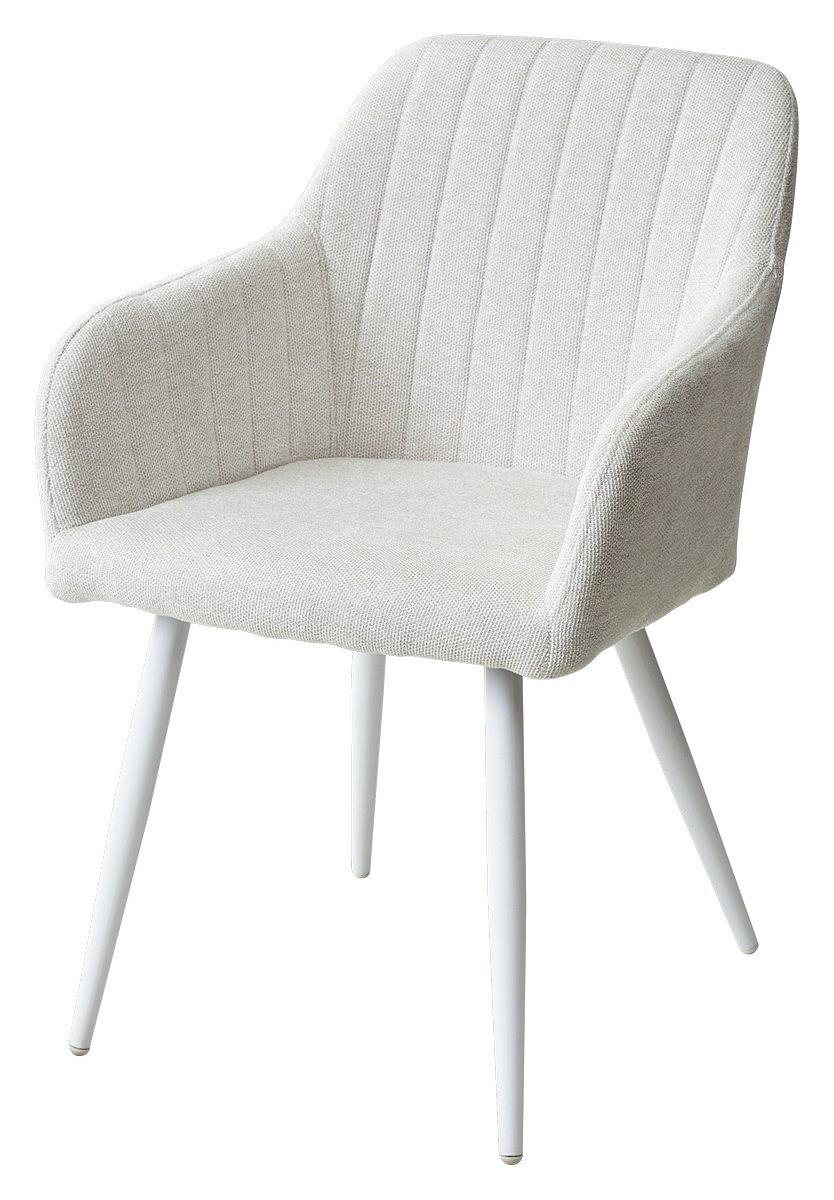 Стул BRANDY WZ2042-18 белая галька, фактурный велюр/ белый каркас стул хофман изумрудный h30 велюр каркас