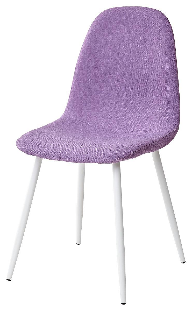 Стул CASSIOPEIA G064-16 сиреневый, ткань/ белый подушка на стул крафт фиолетовый р 40х40