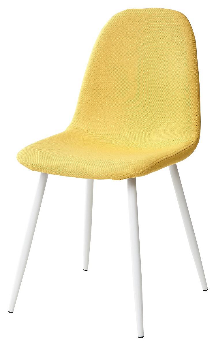 Стул CASSIOPEIA G064-25 желтый, ткань/ белый стул cassiopeia g064 16 сиреневый ткань белый