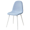 Стул CASSIOPEIA G064-38 серо-голубая ткань/ белый