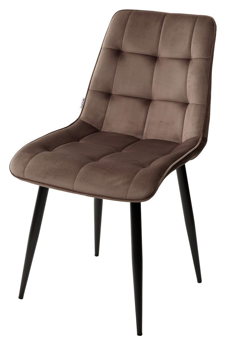 Стул CHIC BLUVEL-38 латте / черный каркас полубарный стул nepal pb розовый 15 велюр каркас h 68cm