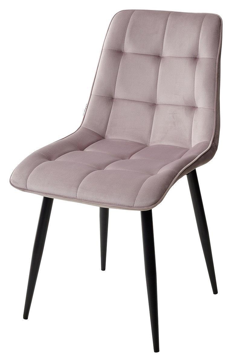 Стул CHIC BLUVEL-91 сиреневый / черный каркас полубарный стул nepal pb розовый 15 велюр каркас h 68cm
