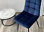 Стул CHILLI BLUVEL-86 NAVY BLUE, велюр 