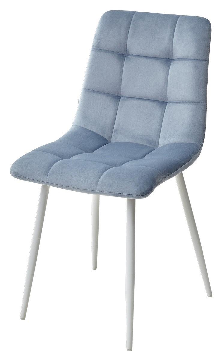 Стул CHILLI G108-56 пудровый синий/ белый каркас, велюр стул yoki пудровый зеленый велюр g108 62