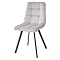 Стул CHILLI SQUARE BLUVEL-03 LIGHT GREY, велюр  