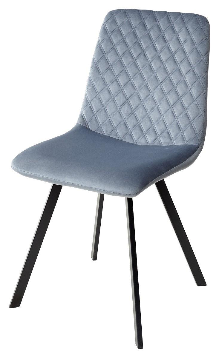 Стул DAIQUIRI BLUVEL-06 BLUE, велюр стул деревянный elegance white blue