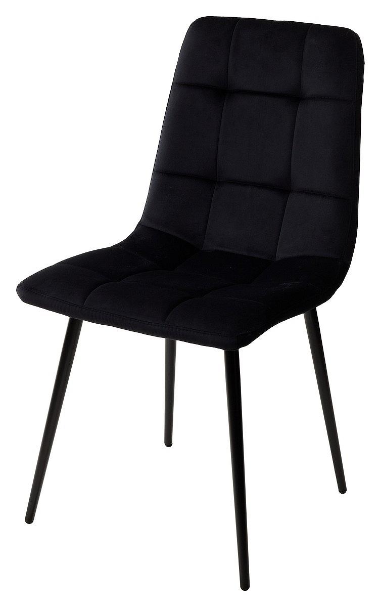 Стул ДИЛАН, цвет черный #H75, велюр / черный каркас стул nepal bluvel 14 grey каркас велюр