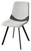 

Стул ELLEN WZ2042-18 белая галька, фактурный велюр/ RU-07 серая сталь/ черный каркас, Белый