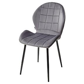 Стул FLOWER BLUVEL-14 GREY, велюр  