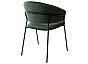 Стул AV 433 ГЕММА, цвет изумрудный #H30, велюр / черный каркас