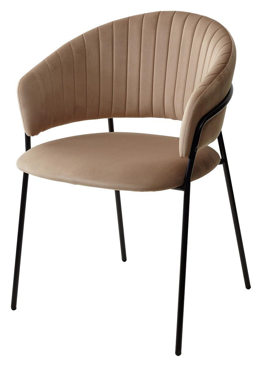 Стул ГЕММА, цвет капучино #H65, велюр / черный каркас полубарный стул nepal pb розовый 15 велюр каркас h 68cm