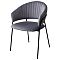 Стул ГЕММА, цвет серый #H14, велюр / черный каркас  Стул ГЕММА, цвет серый #H14, велюр / черный каркас