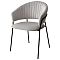 Стул ГЕММА, цвет светло-серый #H09, велюр / черный каркас Стул ГЕММА, цвет светло-серый #H09, велюр / черный каркас