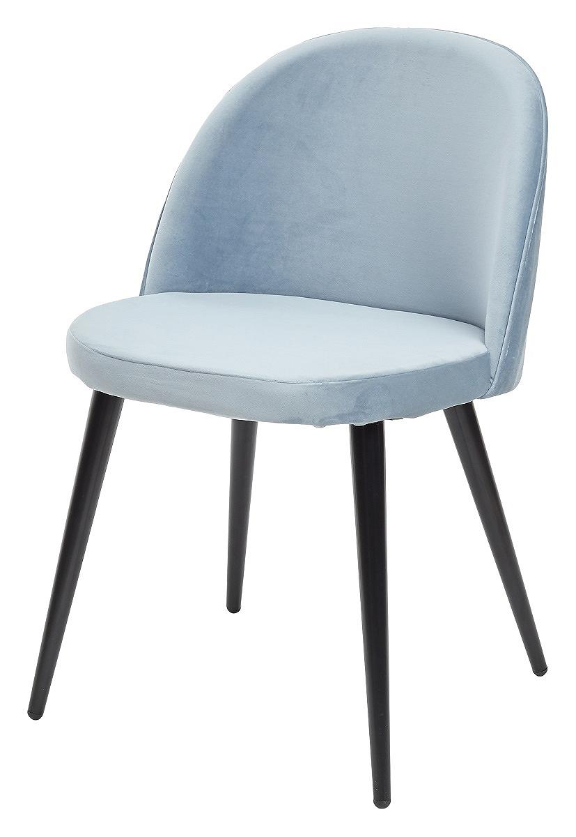 Стул JAZZ пудровый голубой, велюр G108-55 стул yoki пудровый зеленый велюр g108 62