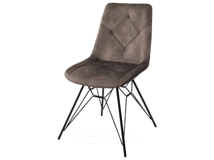 Стул MARBELLA PK6015-08 (VBP208) античный серо-бежевый, велюр