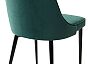 Стул NEPAL-P ЗЕЛЕНЫЙ #19, велюр/ черный каркас 
