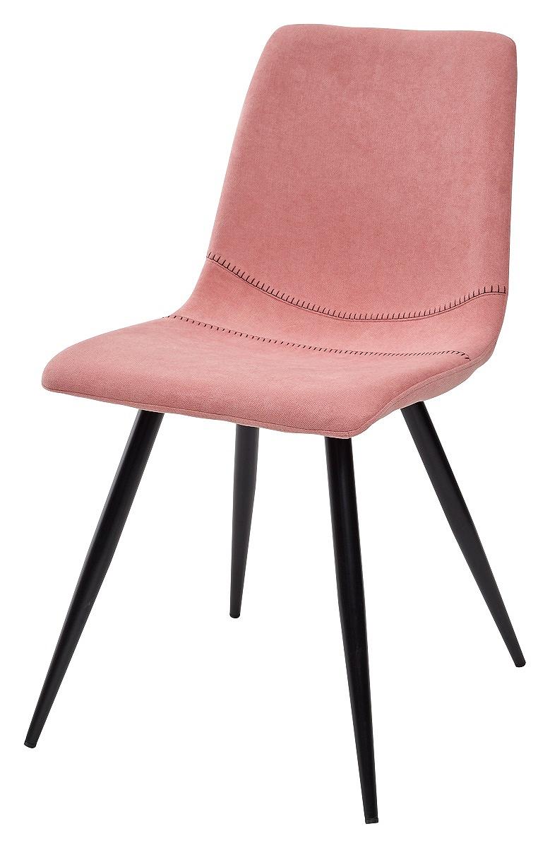 Стул PADOVA UF860-05B розовый, ткань стул padova uf860 02b серо голубой ткань