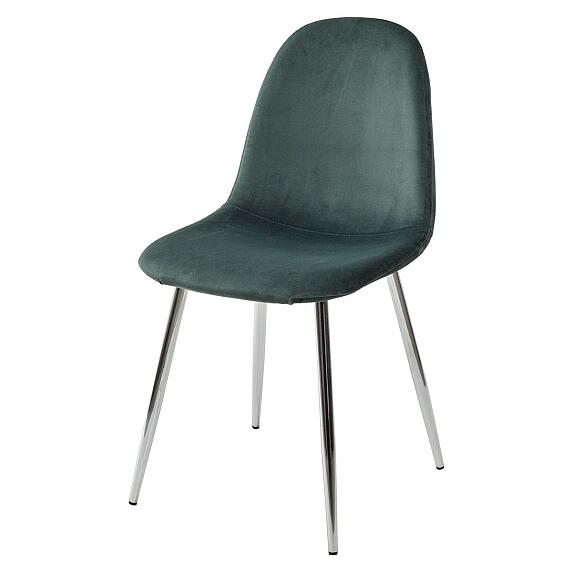 Стул PESCARA UF910-14 DARK GREEN, велюр   