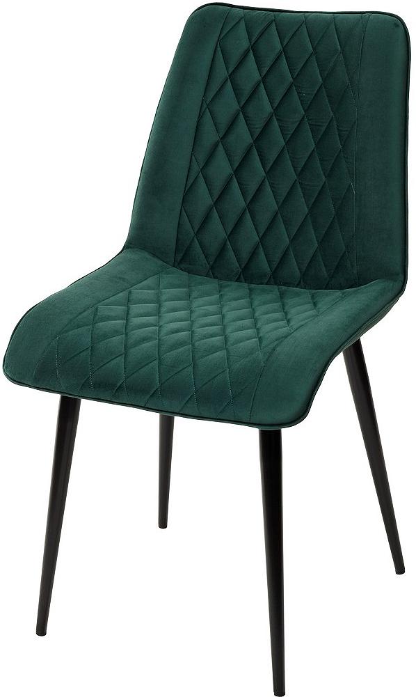 Стул Поль зеленый #19, велюр / черный каркас полубарный стул поль серый 27 велюр каркас h 66cm