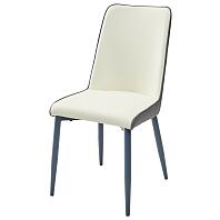 Стул SOFT cream 614/ grey 645 кремовый/серый