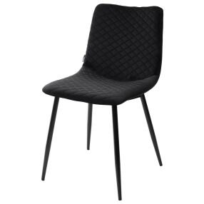 Стул TINTIN BLUVEL-19 BLACK / черный каркас 