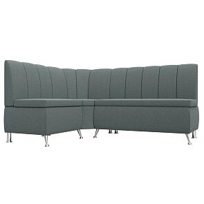 Диван кухонный угловой кантри левый угол амур 07 серый без механизма