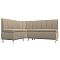 Диван кухонный угловой кантри велюр левый угол seven 729 бежевый без механизма